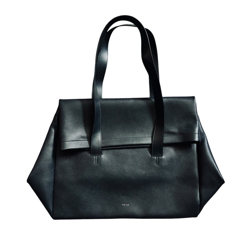 REISS CARTER LEATHER DUFFLE IN FOREST GREEN NWT